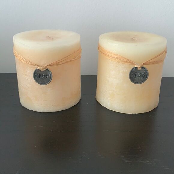 2 New Capri Straw Charm🕯Vanilla scented Candles - Picture 3 of 6